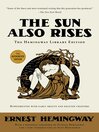 Cover image for The Sun Also Rises